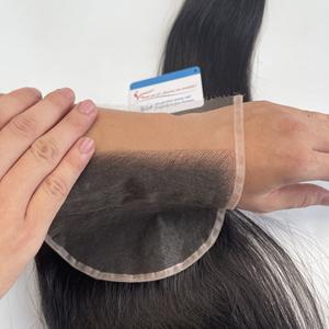 Meilleur prix pour les nouvelles extensions de cheveux humains Matière première Lace Closure Frontal Diverses couleurs naturelles Wave Style Bundle - Product Image 4