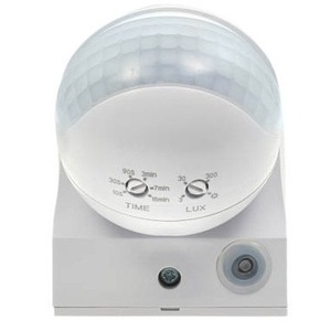Sensor de Movimiento PIR Blanco de 1200W para Detección de Seguridad en Interiores y Exteriores - Product Image 2