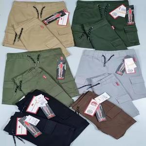 กางเกงจ็อกเกอร์ผ้าฝ้าย 6 กระเป๋า กางเกงขาสั้นลำลองสำหรับผู้ชายใส่หน้าร้อน กางเกงลำลองสำหรับกิจกรรมกลางแจ้ง ผลิตในบังกลาเทศ ระยะเวลาผลิตตัวอย่าง 7 วัน - Product Image 2