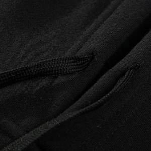 Sweat à capuche épais et lourd pour homme, 100% coton, doublé en polaire, grande taille, anti-boulochage et respirant, idéal pour l'hiver - Product Image 4