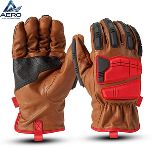 Guantes de Impacto Personalizados de Cuero Sintético de Alta Calidad, Protección para las Manos con Inyección de TPR, Antiestáticos, Resistentes a Impactos y Perforaciones - Product Image 5