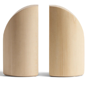 Serre-livres décoratifs pour la maison moderne personnalisés par OEM avec des accents en bois artisanaux vente directe de fournisseur indien de marque privée - Product Image 2