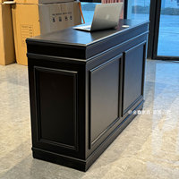 Comptoir de réception commercial moderne en bois MDF Yicheng Beauty pour bureau et salon de beauté - Vente en gros