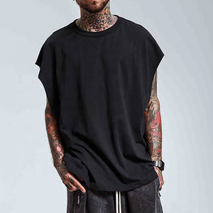 เสื้อกล้าม220gsm ผ้าฝ้าย100% แขนกุดแบบถักระบายอากาศได้ดีพิมพ์โลโก้ได้ตามต้องการ - Product Image 2