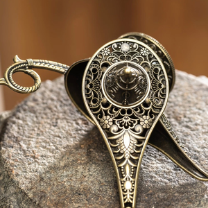 Quemador de Incienso para Bakhoor, Regalo de Boda Mini para Ramadán-Eid, Quemador Religioso de Latón Hecho con Metal de Alta Calidad - Product Image 3