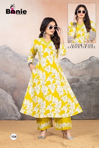 Presentamos el nuevo catálogo de rayón Liva impreso y bordado Work Top Daman Set para festivales Ropa India informal - Product Image 3