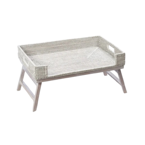 Meilleure vente en gros plateau de table en rotin et osier avec pied en bois plateau de service de bon choix pour hôtel restaurant du Vietnam - Product Image 1