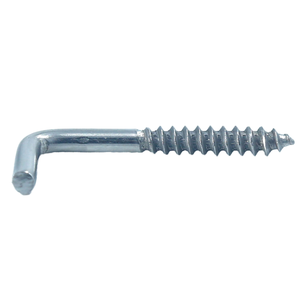 Tornillo para Madera en Forma de L de Acero al Carbono Galvanizado con Zinc, Grado 12, Rosca Fina, Diámetro de Cabeza de 12 mm - Product Image 1