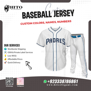 Vêtements d'équipe personnalisés de qualité supérieure ensemble d'uniformes de baseball pour hommes meilleure vente col en V respirant personnalisé à manches courtes double couleur - Product Image 2