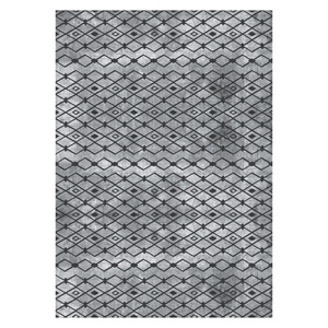 <b>RUGS</b> DEPOT LXDP-0873 Wholesale Charcoal Grey Designer Pattern Digital Printed Machine Washable Chenille Area <b>Rug</b> <b>Non</b> <b>Slip</b> - Product Image 1