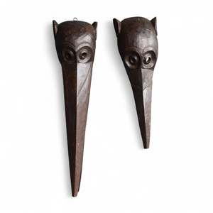Rustic-<b>Style</b> Wooden <b>Head</b> Design - Product Image 1
