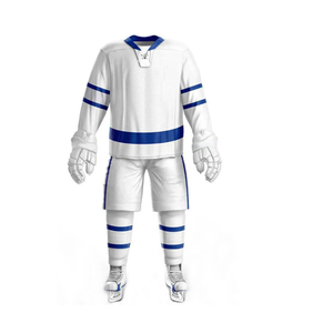 Top Trending Simple Plaid Ropa de hockey sobre hielo Uniforme Equipo Ropa deportiva Uniformes de hockey sobre hielo baratos Servicios OEM - Product Image 1