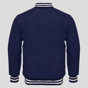 Vestes de baseball et de lettreman pour femmes sur mesure pour l'université, vente en gros, vêtements de rue d'hiver vierges, tissu crocheté, séchage rapide - Product Image 5