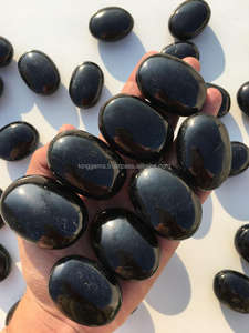 Cristales de piedra de Palma de turmalina negra Natural más vendidos al por mayor artesanías de piedra semipreciosa de estilo Feng Shui para curar - Product Image 3
