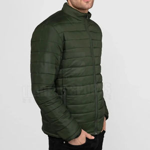 Chaqueta Acolchada Personalizada de Moda Urbana para Hombre, Talla Grande, Invierno, Cuello Alto, Impermeable, Transpirable y Ecológica - Product Image 2