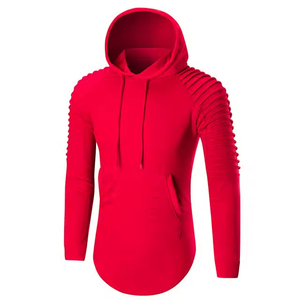 Men's Hoodies Winter Hooded Street Wear Long Sleeve Loose Solid Color Hooded Casual Tops Men's New Trendy Hoodies MUKKA SPORTS - Product Image 1