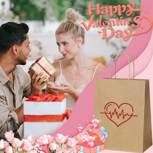 Sacs en papier brun avec poignées, sacs-cadeaux de tailles assorties Sacs en papier kraft en vrac Chaque sacs recyclables pour le travail manuel, sacs à provisions - Product Image 6