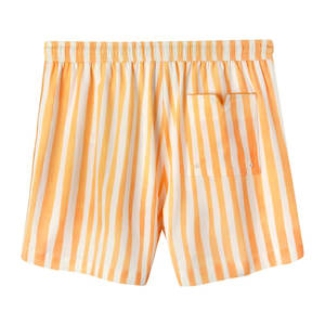 Short rayé tendance pour hommes, vêtements d'été décontractés, shorts en coton respirant à taille élastique, vêtements de vente en gros de marque privée OEM ODM - Product Image 6