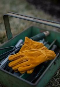 Gants antidérapants légers durables résistants à la perforation pour jardin en cuir pour enfants - Product Image 4