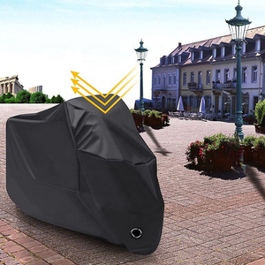 Último diseño impermeable motocicleta sol UV lluvia nieve protección cubierta lluvia polvo plegable accesorios de moto - Product Image 5