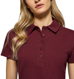 2025 nueva tendencia mejor calidad mujeres polos logotipo personalizado cómodo Fitness desgaste mujeres Casual Polo precio barato - Product Image 6