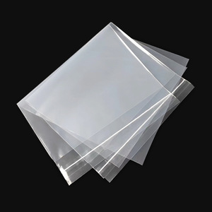 Pochette autoportante en PE imprimée sur mesure, écologique, transparente, auto-adhésive, anti-poussière et anti-humidité, pour l'emballage et l'expédition de produits alimentaires pour bébés et de chaussettes - Product Image 1