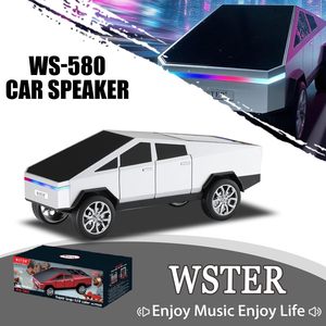 Dernier modèle en stock WS-580 Tesla Cyberpickup, enceinte sans fil avec écran LED, basses puissantes, enceinte Bluetooth portable - Product Image 2