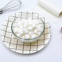 Guimauves blanches moelleuses halal en vrac pour boissons chaudes et desserts