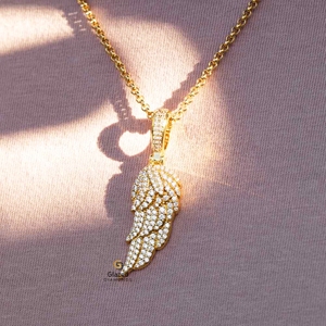 แสดงความเป็นตัวตนด้วยจี้ฮิปฮอปสีทองสีขาว10kt ประดับด้วยเพชรที่ปลูกในห้องแล็บทรงกลมหรูหรามีสไตล์โดดเด่น - Product Image 5