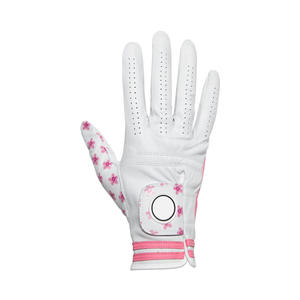 Venta al por mayor de guantes de golf a granel OEM logotipo personalizado de alta calidad Cabretta cuero transpirable agarre cómodo guantes deportivos - Product Image 3