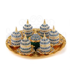 Tazza tazza di caffè Set tazza di caffè regalo male EyeTulip 6 pezzi Set caffè giallo