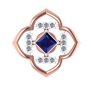 Exquisite 18K Fine <b>Rose</b> <b>Gold</b> Pendant <b>Set</b> for Women Traditional Designer <b>Jewelry</b> with Matching Earrings for Weddings & Parties - Product Image 4