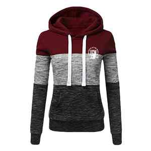 Sudadera con Capucha Blanca de Manga Larga de Felpa de Poliéster/Algodón con Logotipo Personalizado de Alta Calidad para Mujer, Ropa Deportiva ÚNICA para Gimnasio y Uso Casual - Product Image 5