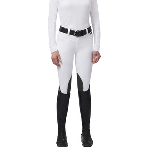 Pantalones de montar elegantes para mujer, pantalones ecuestres elásticos cómodos, ropa duradera para montar a caballo para competición - Product Image 1