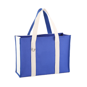 Bolso de mano imprimible informal Bolso de regalo de lona de algodón orgánico reciclado Bolso de compras de un solo hombro - Product Image 1