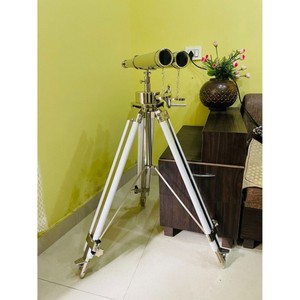 Chất Lượng Hàng Đầu Rắn Brass Ống Nhòm Với Đứng Hàng Hải Kính Thiên Văn Hải Quân Quà Tặng Quan Sát Spyglass - Product Image 1