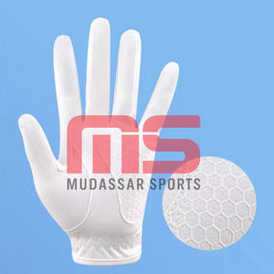 Guantes de golf profesionales de nuevo diseño transpirables y cómodos impresos personalizados y logotipo con logotipo personalizado de piel de oveja - Product Image 1