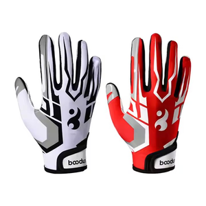 Gants de frappeur de baseball OEM en cuir véritable pour jeunes adultes avec logo Meilleure qualité exigée par les clients - Product Image 3