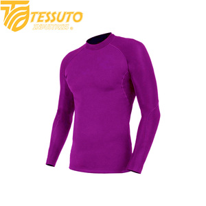 OEM Rash Guard (Rush Guard) de haute qualité pour hommes MMA, séchage rapide, manches longues, spandex/polyester, impression personnalisée, vente en gros - Product Image 2