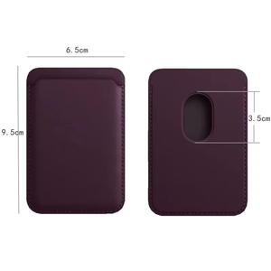 Tarjetero de cuero magnético para Mag Safe Phone 15 14 16 13 12 Pro Max Mini Plus con ranuras para tarjetas <span class=keywords><strong>MacSafe</strong></span> animadas - Product Image 2
