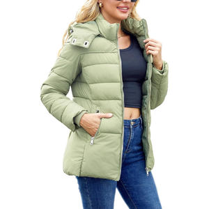 Veste d'hiver légère avec logo personnalisé impression broderie chaud extérieur isolé manteau OEM usine fournisseur fabricant - Product Image 1