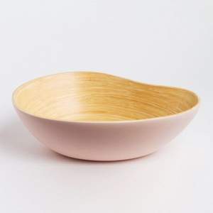 Tazón de servicio en forma de frijol de bambú natural impresionante al mejor precio, ecológico, hecho a mano, para hacer ensaladas, Frutero de alta calidad - Product Image 2