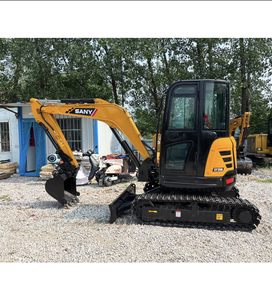Excavatrices sur chenilles SANY d'occasion certifiées CE avec godet, mini-excavatrices SY35 de 3,5 tonnes à vendre - Product Image 5