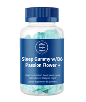 One Solution LLC Gummies pour le sommeil à la fleur de la passion - Complément alimentaire de haute qualité sous forme de bonbons gélifiés pour adultes et adolescents - 60 gummies par boîte