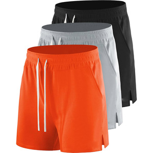 2025 nuevos pantalones cortos de playa de verano de alta calidad para hombres pantalones cortos impermeables con patrón sólido Etiqueta Privada poliéster al por mayor - Product Image 1