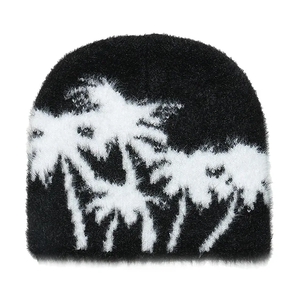 High Quality <b>Winter</b> Warm Wool/Polyester/Spandex Skull <b>Caps</b> for Men Women Custom Design Unisex Adjustable Head Circumference - Product Image 5