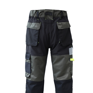 Men's Blue <b>Work</b> <b>Pants</b> <b>Black</b> Reinforced Knees Cargo Pockets Abrasion Resistant Polyester CE Certified Breathable Needle Detection - Product Image 2