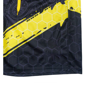 2025 nouveau Design 100% Polyester hommes maille Shorts simple couche Sublimation décontracté haute rue Style pour vêtements de sport en gros - Product Image 6