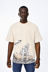 เสื้อยืดพิมพ์ลายดิจิทัลคุณภาพพรีเมียมสำหรับผู้ชาย ผลิตจากผ้าเจอร์ซีย์ระบายอากาศได้ดี ขนาดใหญ่พิเศษ พร้อมคุณสมบัติป้องกันการเกิดขุย - Product Image 6