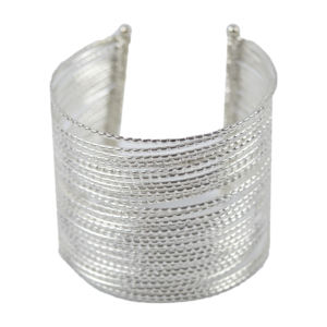 Stainless Steel <b>Hammered</b> Bracelet Designer <b>Bangle</b> With Shiny Finishing Bracelet for Anniversary Party Wedding Gift - Product Image 4